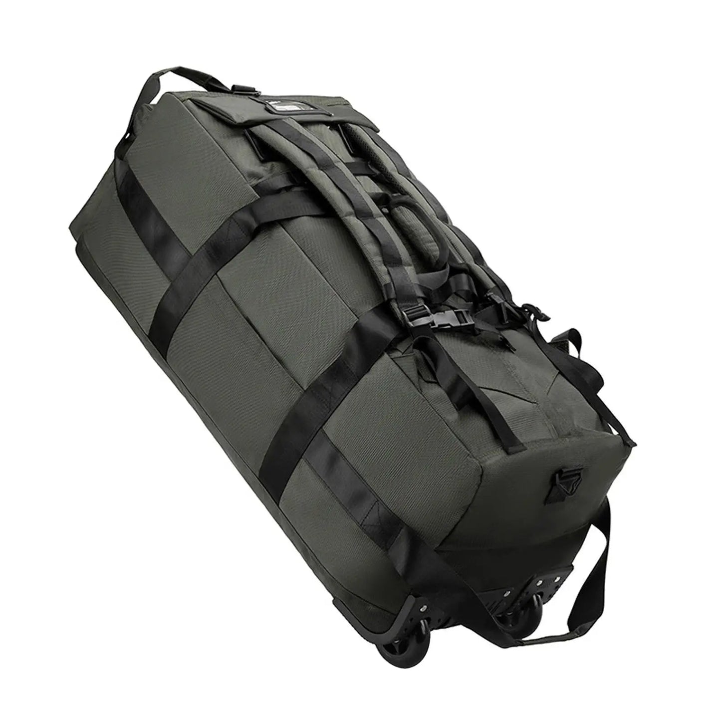 Wheeled Duffel Bag Rolling Garment Bag Large Portable Overnight Suitcase Backpack for Beach Business Trip Camping Storage Bag