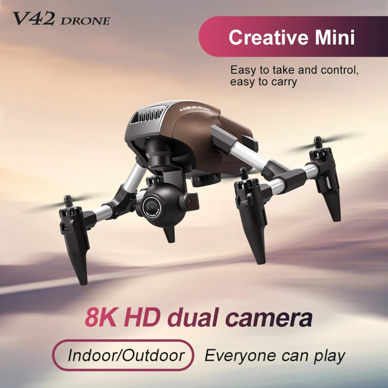 RC drone with camera 8K dual high-definition aerial photography 2.4g remote control aircraft gesture camera quadrotor aircraft