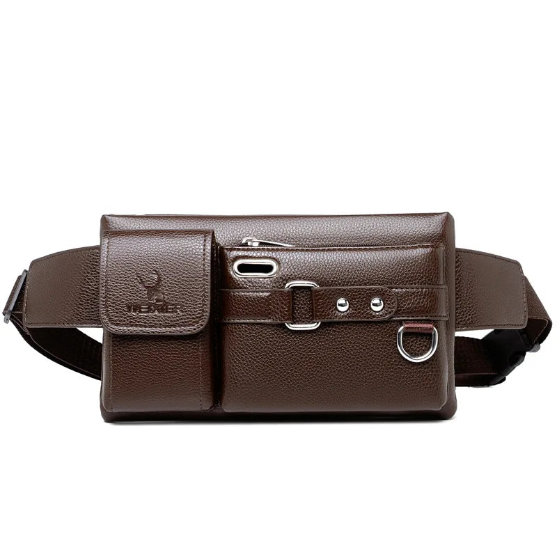Crossbody Bag Mens Bags Multifunctional Fanny Packs for Men Waist Pack Hip Sack Man Belt Pouch Men's Male Luggage