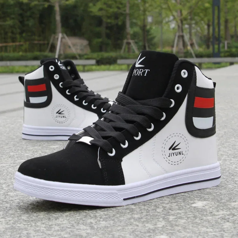 Men's Sneakers High-top Casual Shoes Lightweight Shoes for Men Fashion Hip Hop Walking Shoes Flat Plus Size Men Vulcanized Shoe