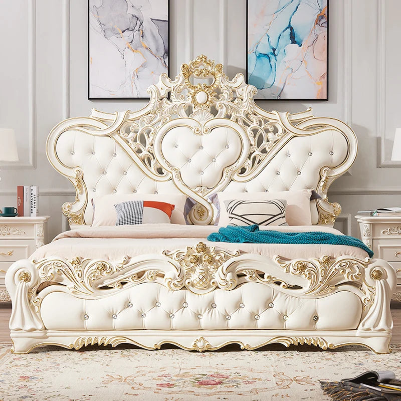 Fashionable Design Beds Frame Minimalist Luxury Relax Reading Beds Princess Lambswool Muebles Para Dormitorio House Accessories