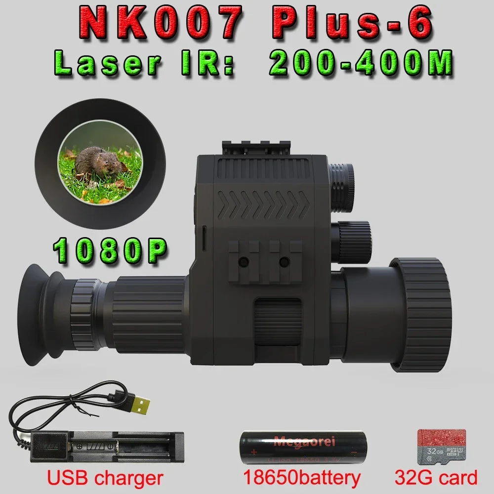 Megaorei NK007 2025 New 1080P Night Hunting Scope Binoculars Hunting Camera Scope For Fishing And Hunting