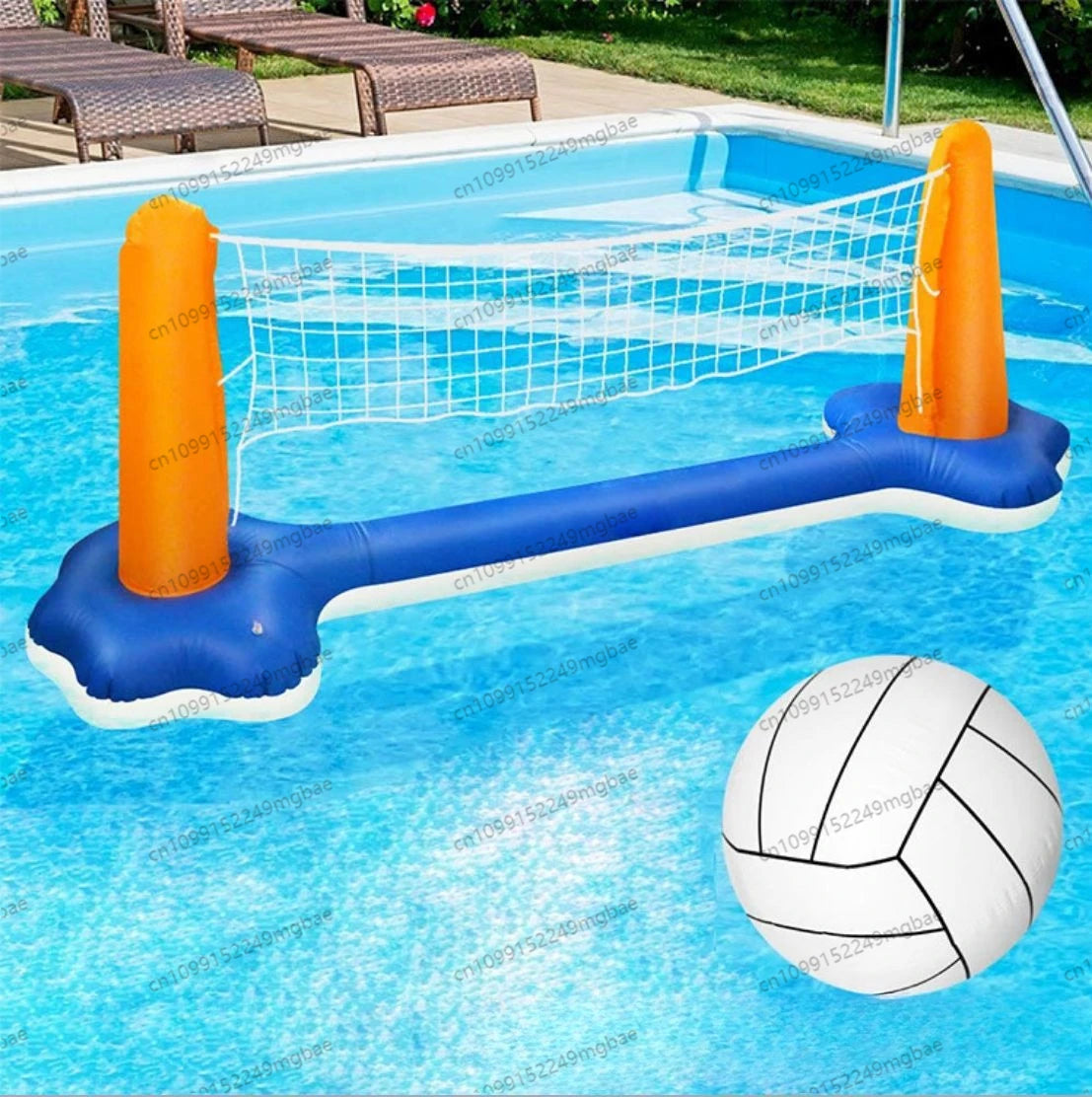 Inflatable Pool Games Basketball & Volleyball Sets Basketball Volleyball Court Summer Game Floating Swimming Pool Toy Pool Games
