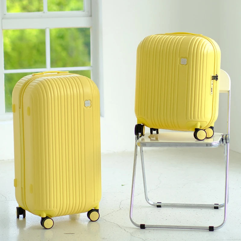 20 Inch Rolling Luggage Case 26 Inch Drop Resistant Suitcase Lightweight Small Password Box Trolley Travel Luggage Gift Box 24