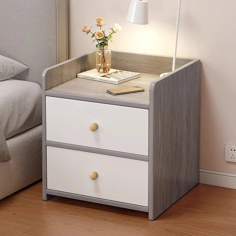 Cabinet Bedroom End Storage Bedside Table Locker Storage Comfotable Home Small Modern Mesitas De Noche Dormitorio Household