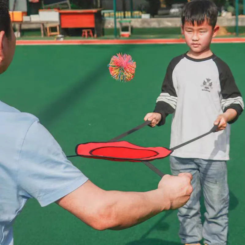 Children Outdoor Fun and Sports Toss and Catch Ball Game Set Parent Child Interactive Sensory Play Toys Juegos Al Aire Libre