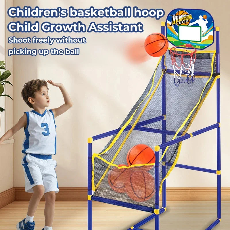 Indoor Basketball Shooting Machine Room Basketball Hoop Kids Arcade Basketball Game Set Sports Playset Basketball Training Toy