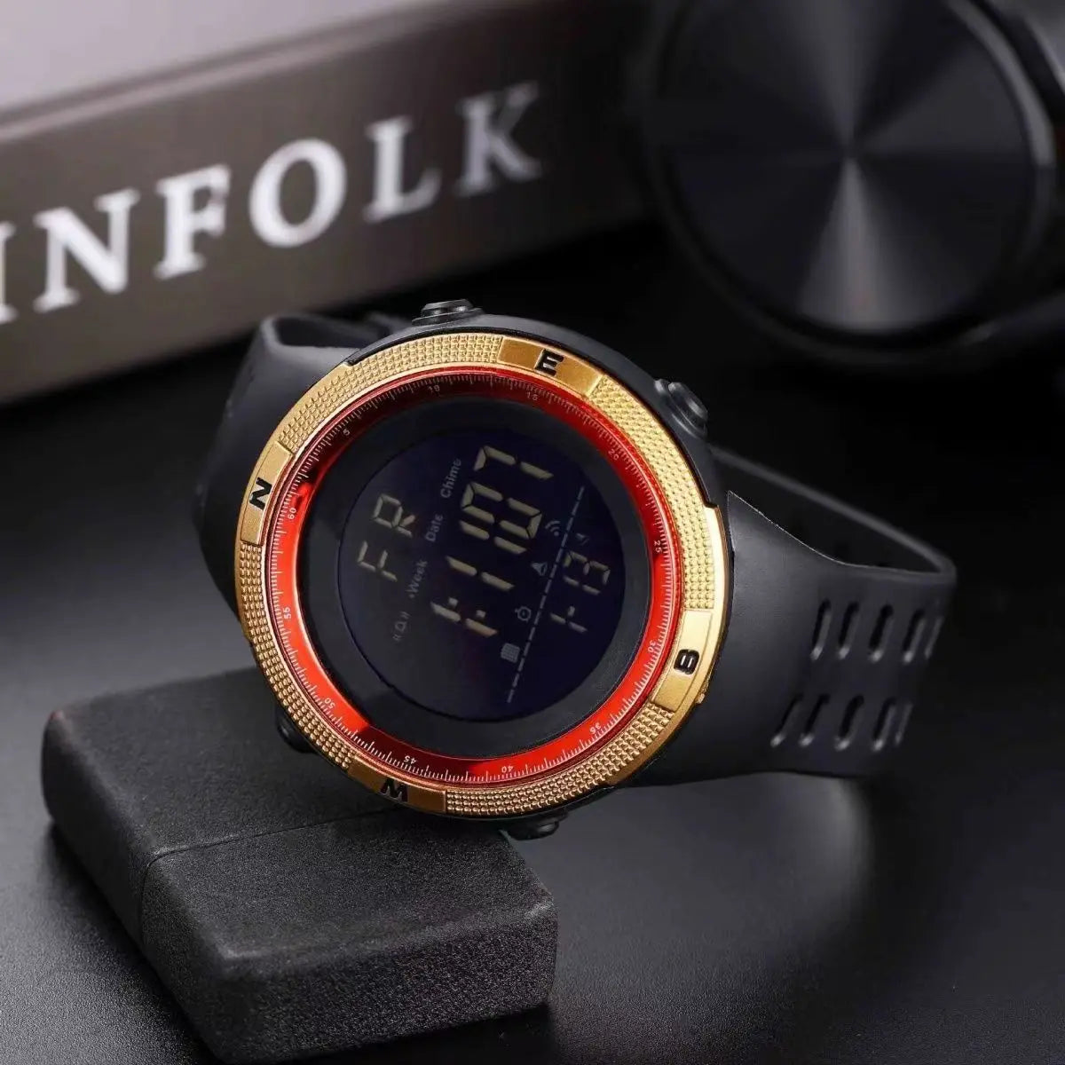 Men's Watch Sports Digital Watches for Man Big Dial Luminous Waterproof Alarm Clock Multifunction Military Electronic Wristwatch
