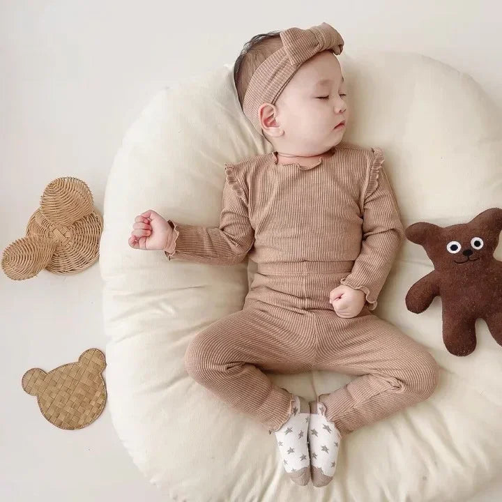 Baby Girl Clothing Sets Spring Newborn Girl Clothes Bodysuit + Pants Kids Clothes Baby Girl Outfit Infant Clothing For 0-2Y