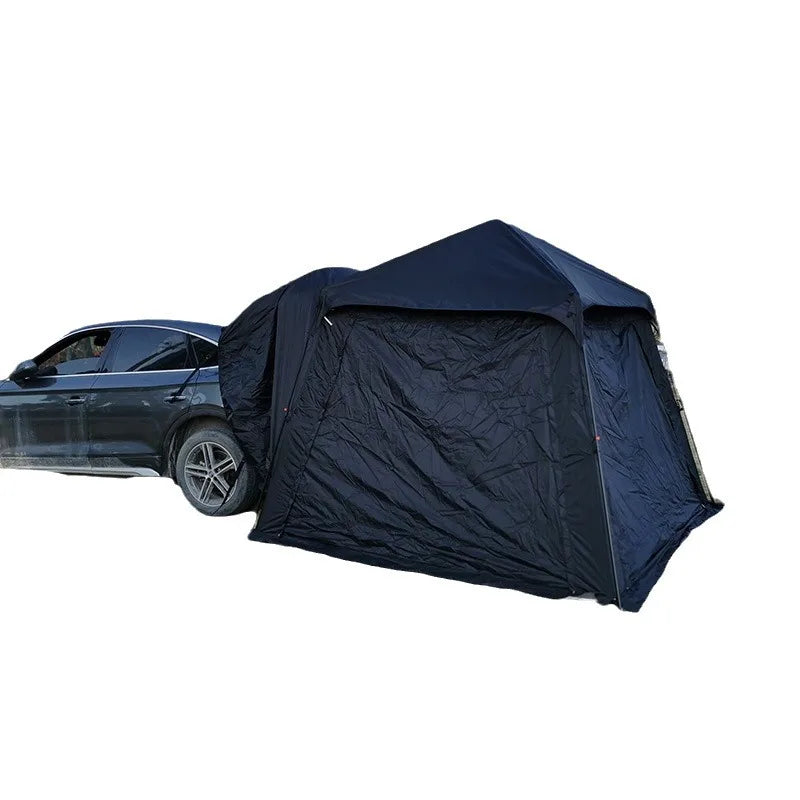 SUV high-quality family camping waterproof tent with extended sunshade at the rear is suitable for 5 to 8 people