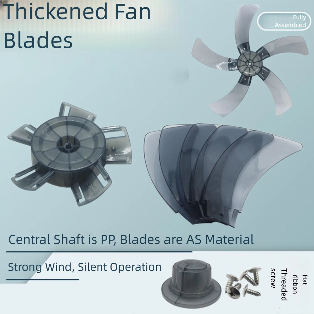 Electric Fan Blades For 18Inch Table Fan Floor Fan Silent Strong Wind Five-Blade Heating Cooling & Vents HVAC Systems & Parts