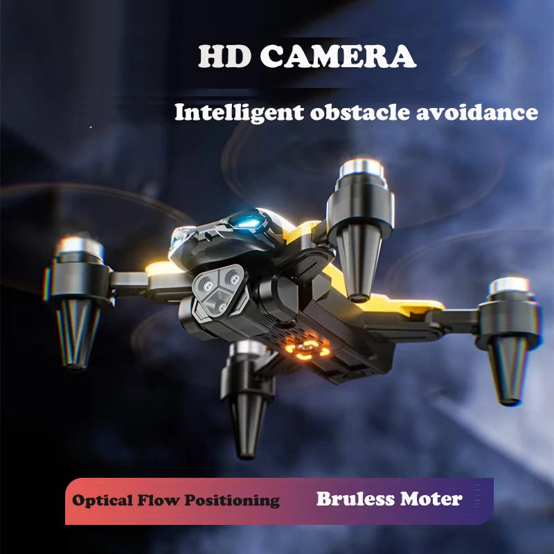 M5 Drone With HD Camera And Light Flying Plane Obstacle Avoidance Optical Flow Positioning Quadcopter R/C Toys