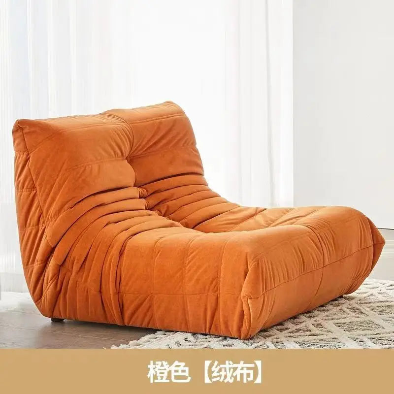 Cream wind original caterpillar sofa bedroom living room reclining sleeping lazy sofa recliner sofa set living room furniture
