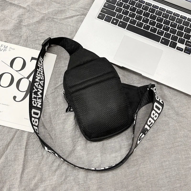 Men's Shoulder Bag INS Trend Waterproof Small Backpack Mobile Phone Man's Messenger Bag Square Bag Crossbody Bags