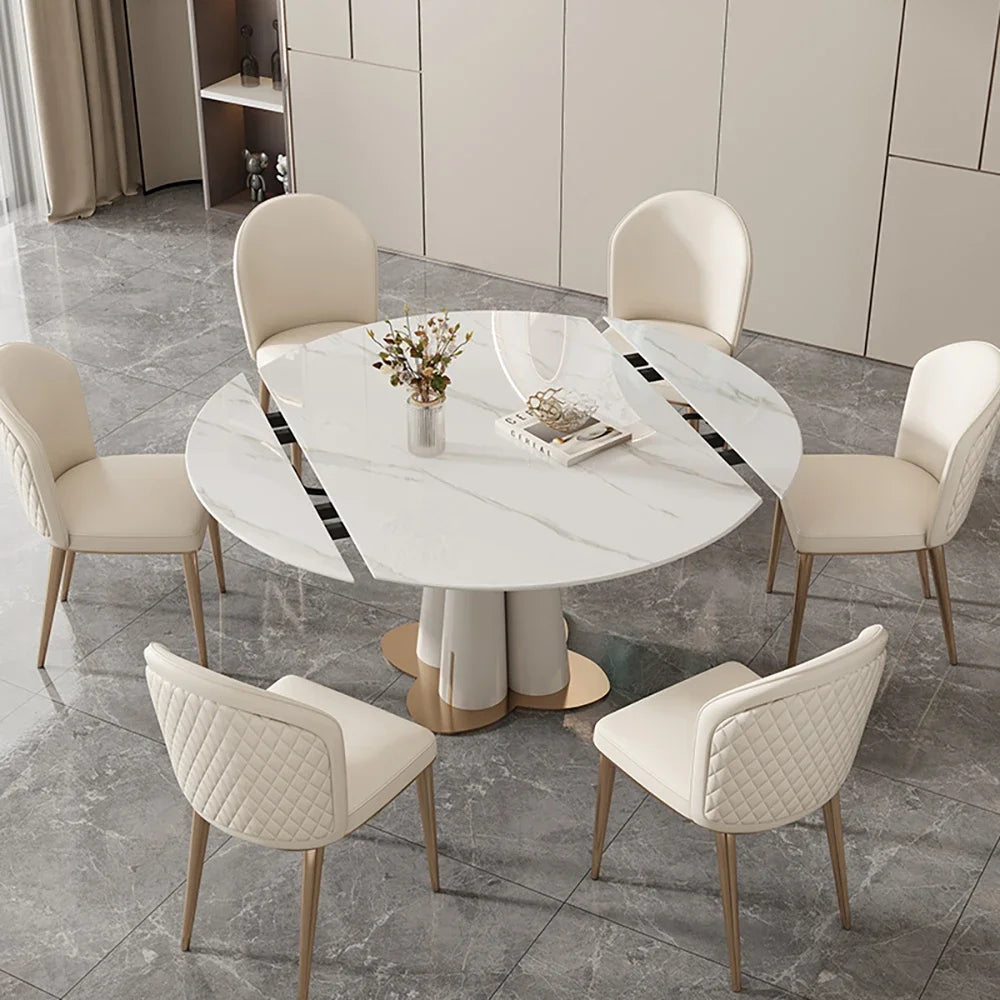 Modern Luxury Dining Table Italian Decoration European Minimalist Dining Table Nordic Marble Mesas De Comedor Home Furniture