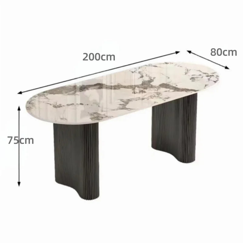 Nordic Waterproof Dining Table Minimalist Organiser Breakfast Design Dining Table Italy Apartment Mesas De Jantar Home Furniture