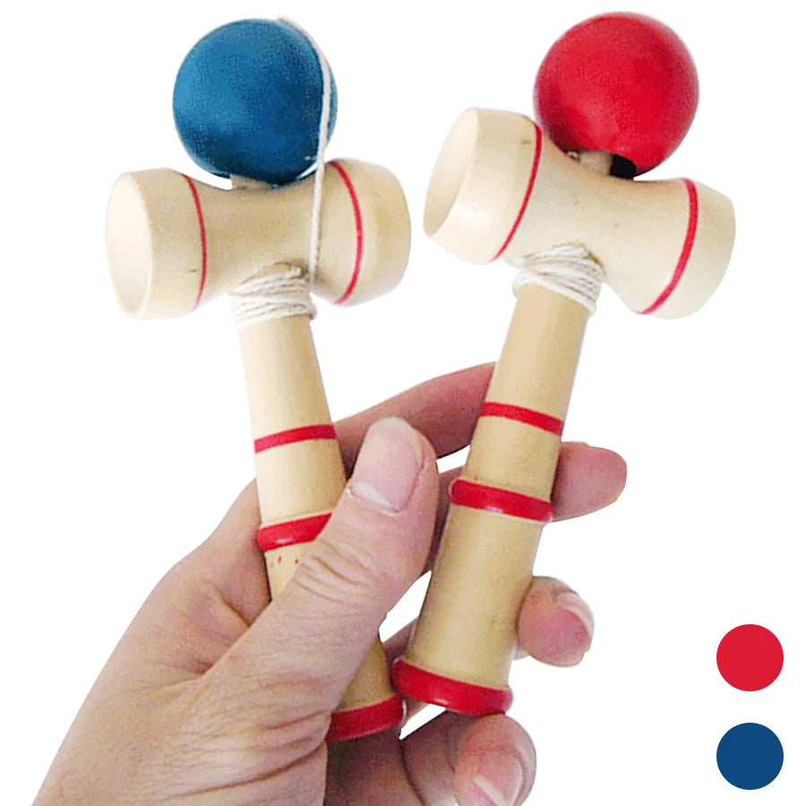 2 Colors Available Wooden Kendama Japanese Traditional Ball Games Classic Hand Flexibility Training Ball Sports Indoor ball Game