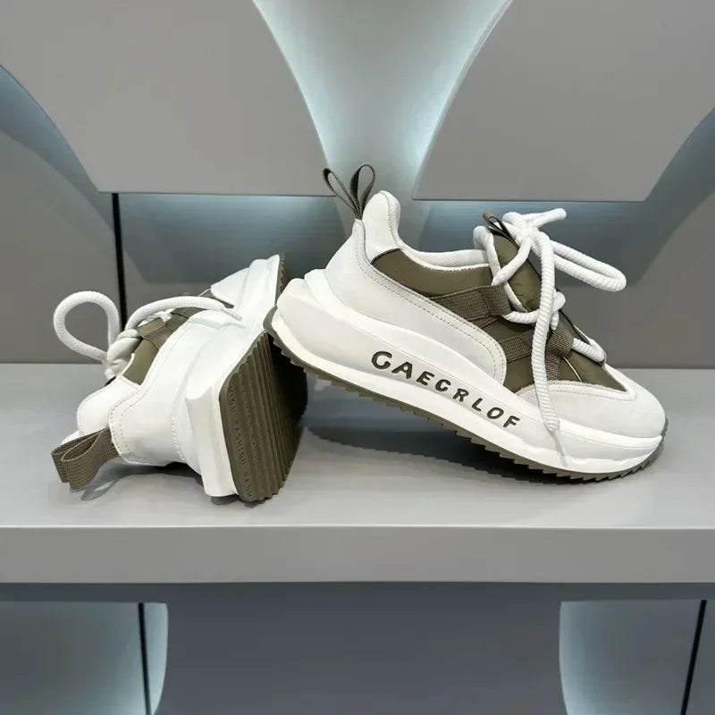 Men's Sneakers 2025 Spring Men Shoes Fashion Comfortable Platform Casual Sneakers Outdoor Sports Shoes for Men Non-slip Footwear