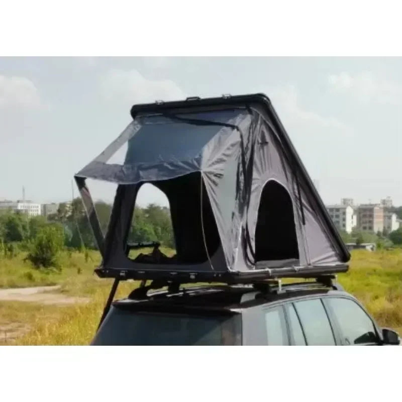 High Quality Custom Hard Shell Roof Top Tent Camper For Car Suv Aluminium Triangle Hard Shell Roof Top Tent