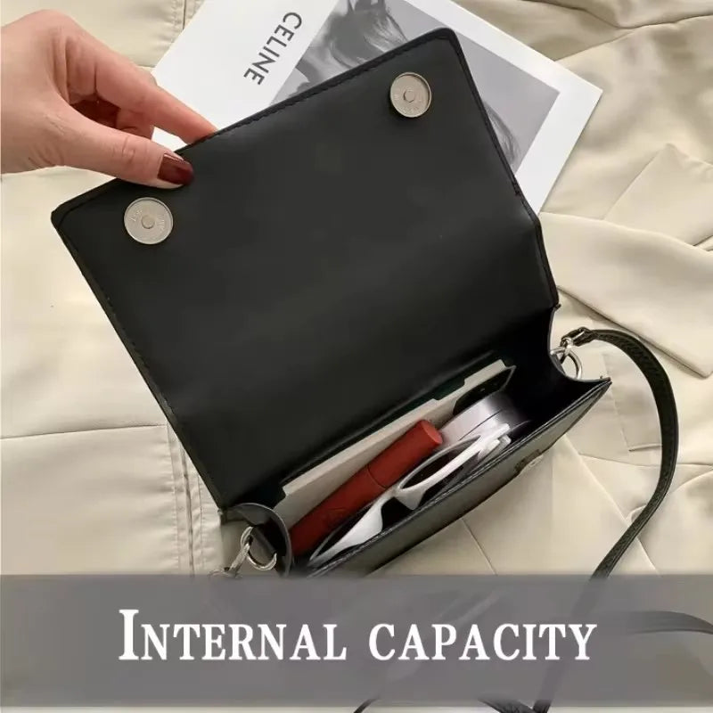 Women Shoulder Bag Large Capacity  Fashion Trend Waterproof Classic Simplicity Design Sense PU Leather Female Crossbody Bag