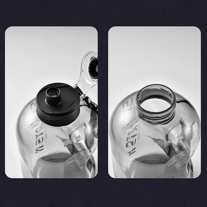 2.7L Fitness Water Bottle Gym Cycling Cup Portable Large Capacity Water Bottle For Fitness Camping Men Water Kettle
