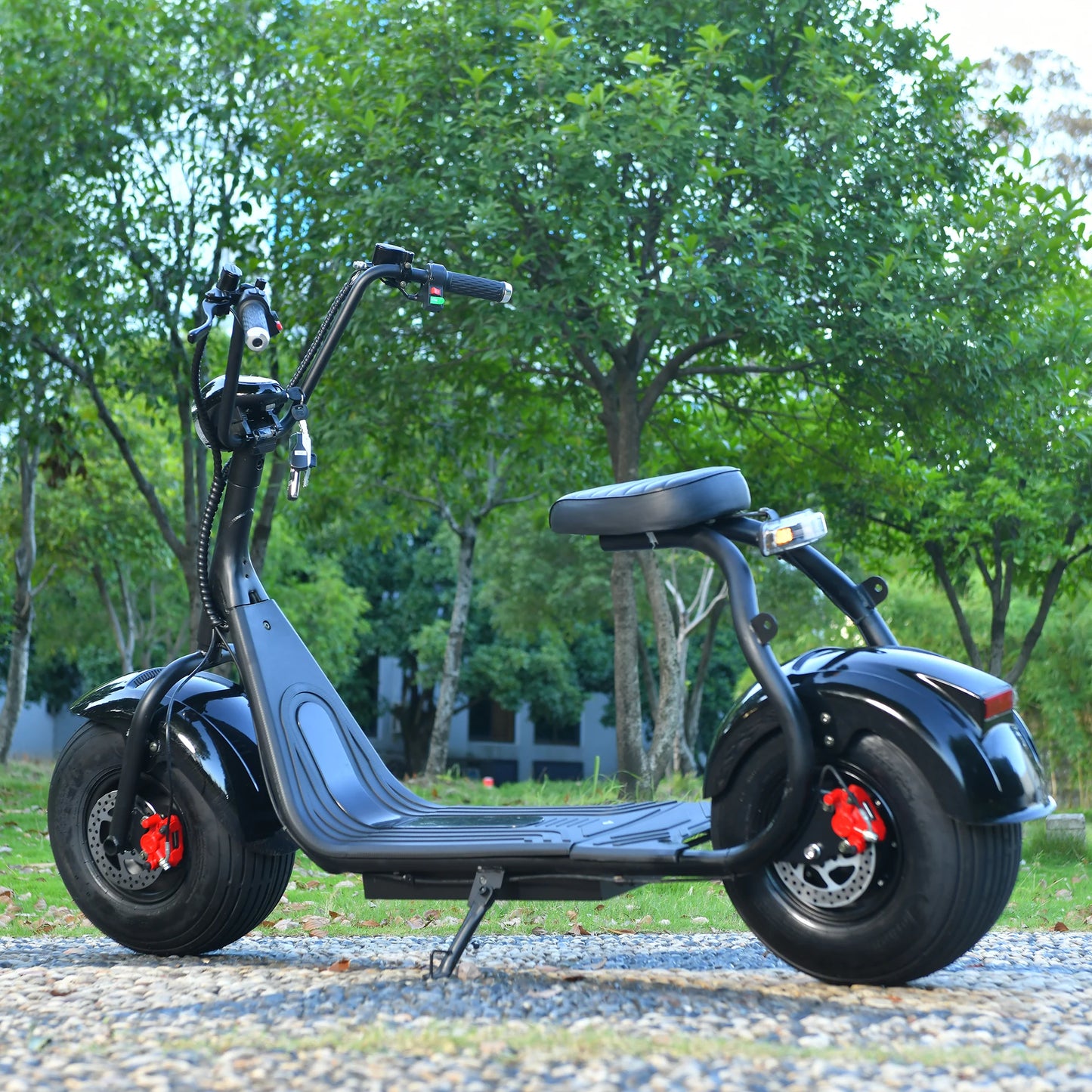 Mini Black Fat Tyre Electric Citycoco Scooter 60V12AH Motorbike E scooter 2000W Commuter electric scooter