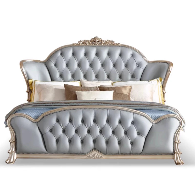 Frame Leg Support Beds Reading Nightstands Double Bedroom Bed Luxury French Sleeping Camas Matrimonial House Accessories