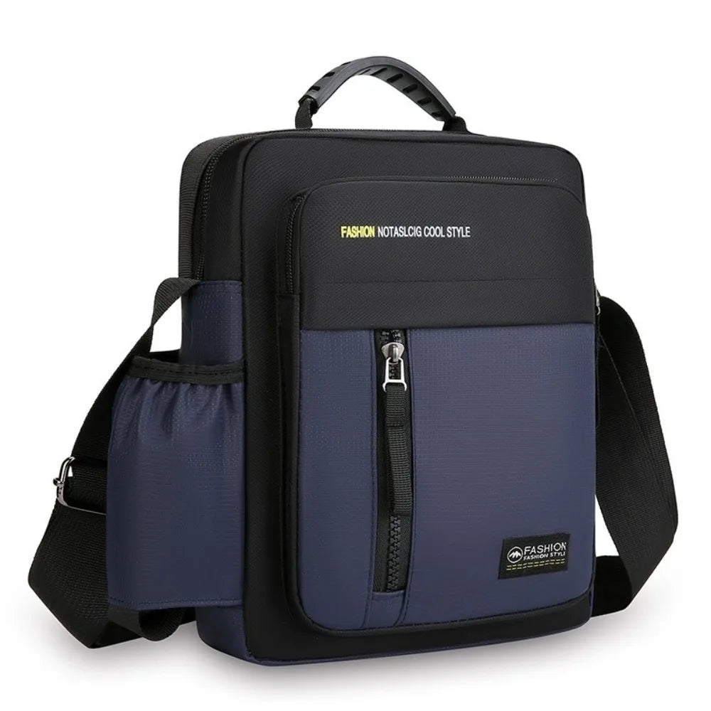 Men's Single-shoulder Bag, Crossbody Bag, Business Trend, Black Casual Messenger Bag, Multiple Colors ﻿