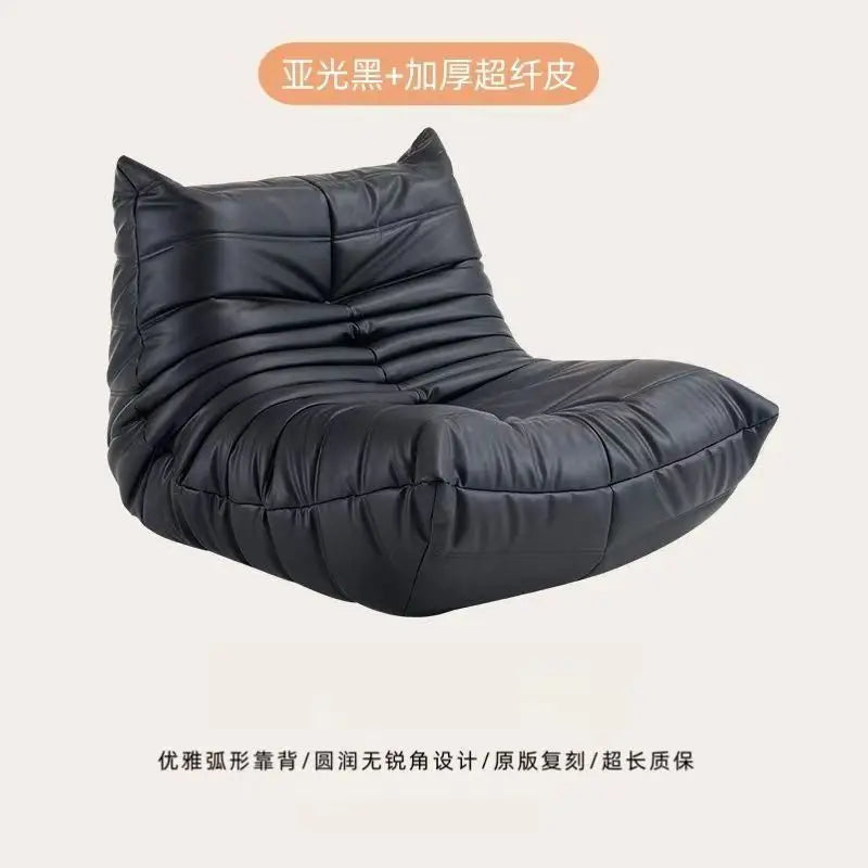 Cream wind original caterpillar sofa bedroom living room reclining sleeping lazy sofa recliner sofa set living room furniture