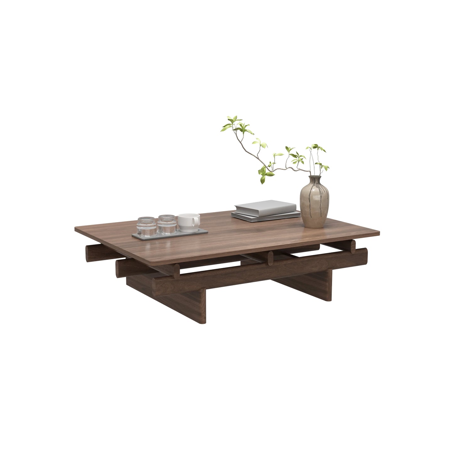 Medieval wind wabi-sabi wind leisure area straight row sofa Song's aesthetic homestay solid wood sofa