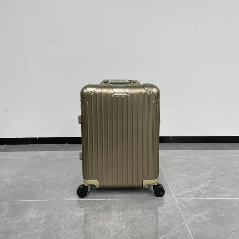 Luggage Trolley Case Code Lock 21/26/30-inch German Highend Craftsmanship Anodiz Board Universal Wheels Large Capacity Anti-fall
