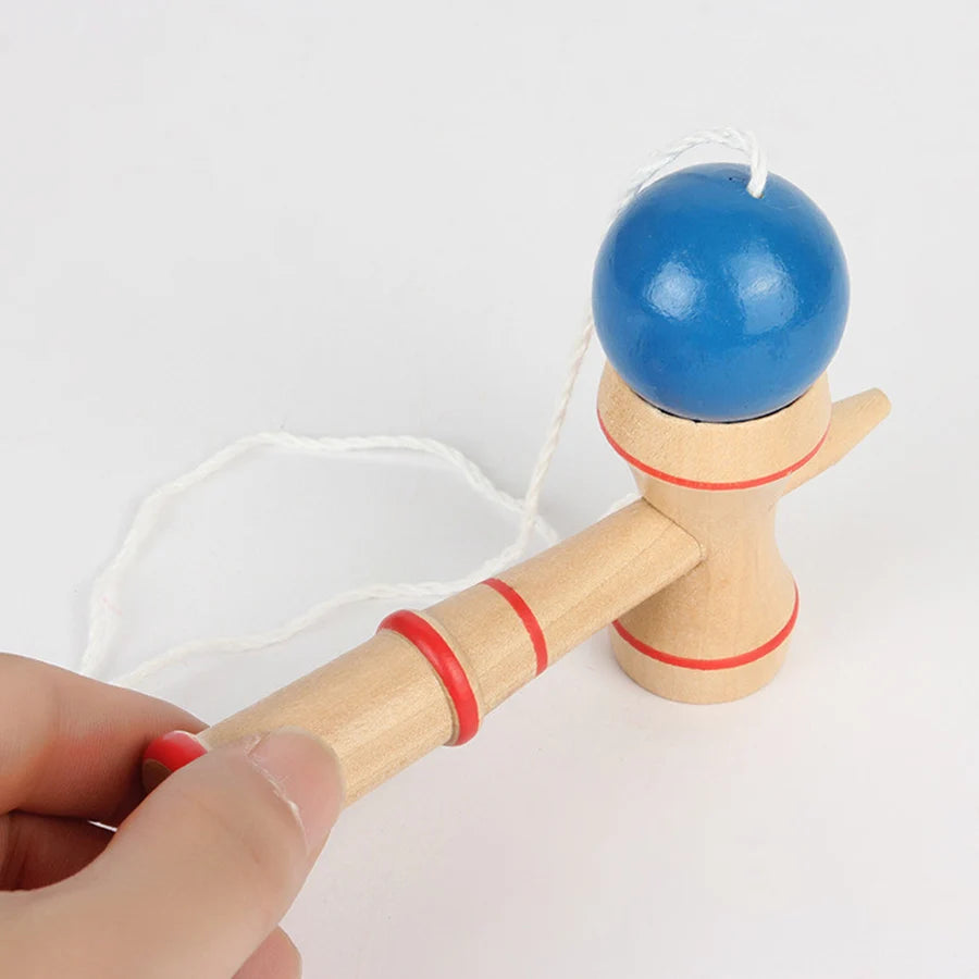2 Colors Available Wooden Kendama Japanese Traditional Ball Games Classic Hand Flexibility Training Ball Sports Indoor ball Game