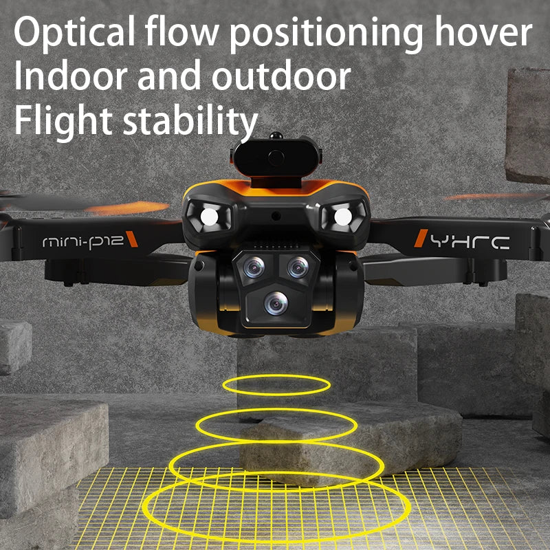 Drone Profesional 8K HD Wide Angle Camera Unmanned Obstacle Avoidance Aerial Photography Optical Flow Foldable Quadcopter Gifts