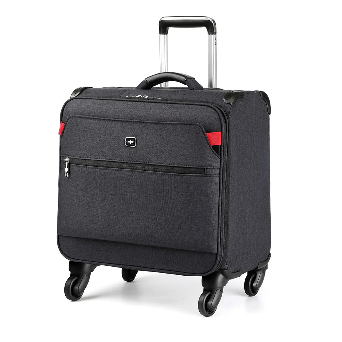 Unisex Travel Luggage Spinner Wheels Boarding Case Rolling Suitcase Wheeled on - Black Red Blue Green Brown Pink Grey