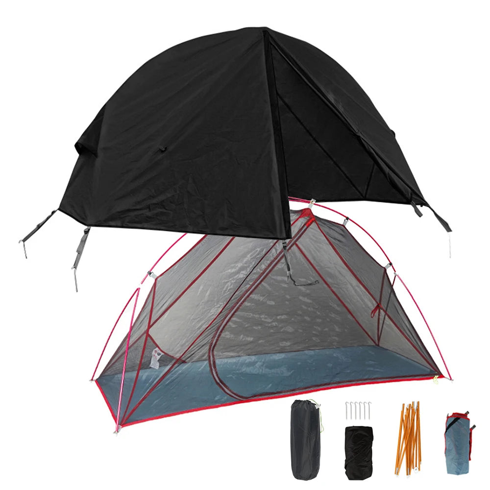 1 Person Camping Tent for Cot Lightweight  Resistant Tent for Outdoor Camping Backpacking Traveling Camping Tent
