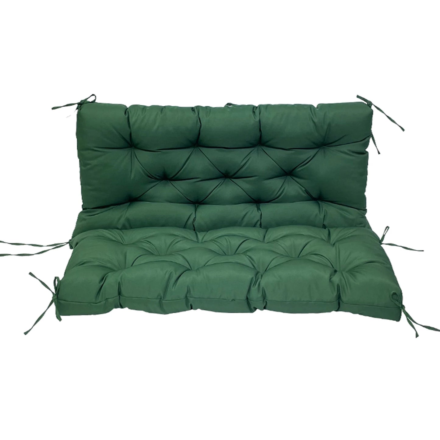 Outdoor Bench Cushions Garden Swing Seat Cushions with Backrest 2/3 Seater Replacement Cushion for Outdoor Swing Sofa Pad Settee