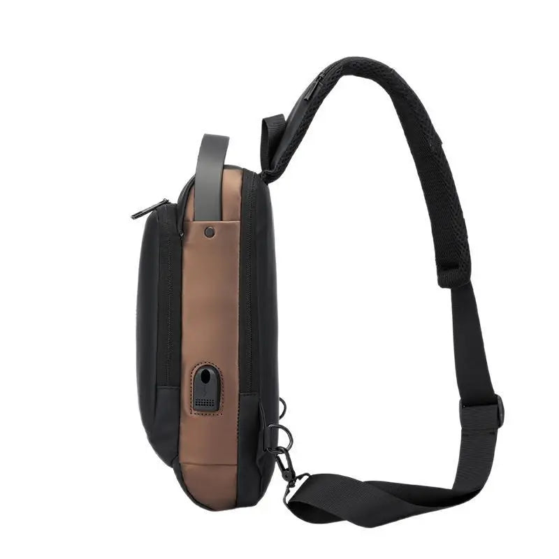 Men's Chest Bag for Cycling & Outdoor Sports - Also Great As A Running and Travel Waist/Shoulder Bag