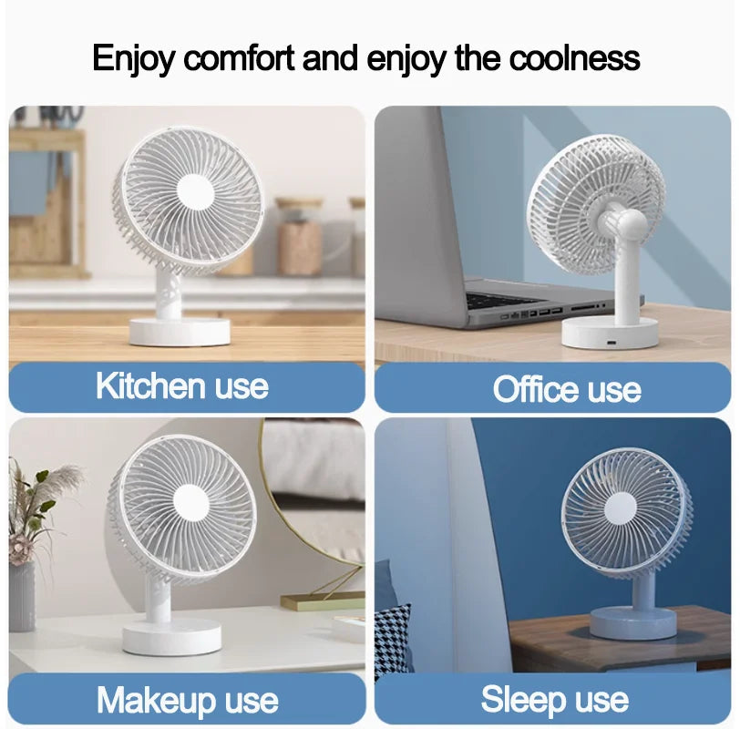 Desktop fan convection cycle USB plug-in fan small electric fan for office desk small electric fan can be adjusted up and down