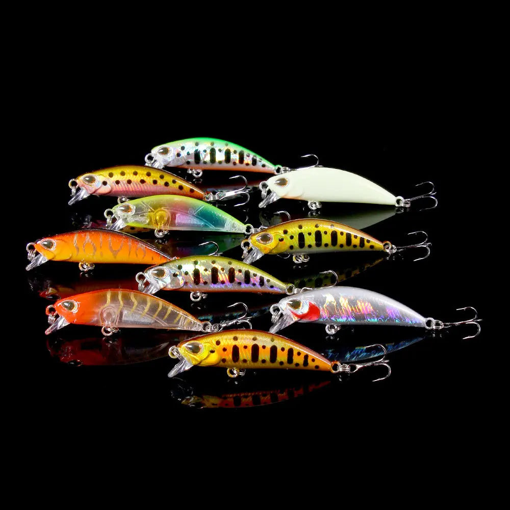 Lure Fish Bait: Micro-object Long-range Drop, Glow-in-the-water, Small Milo Tremor, Slow-sinking, Dead Flight Fake Bait