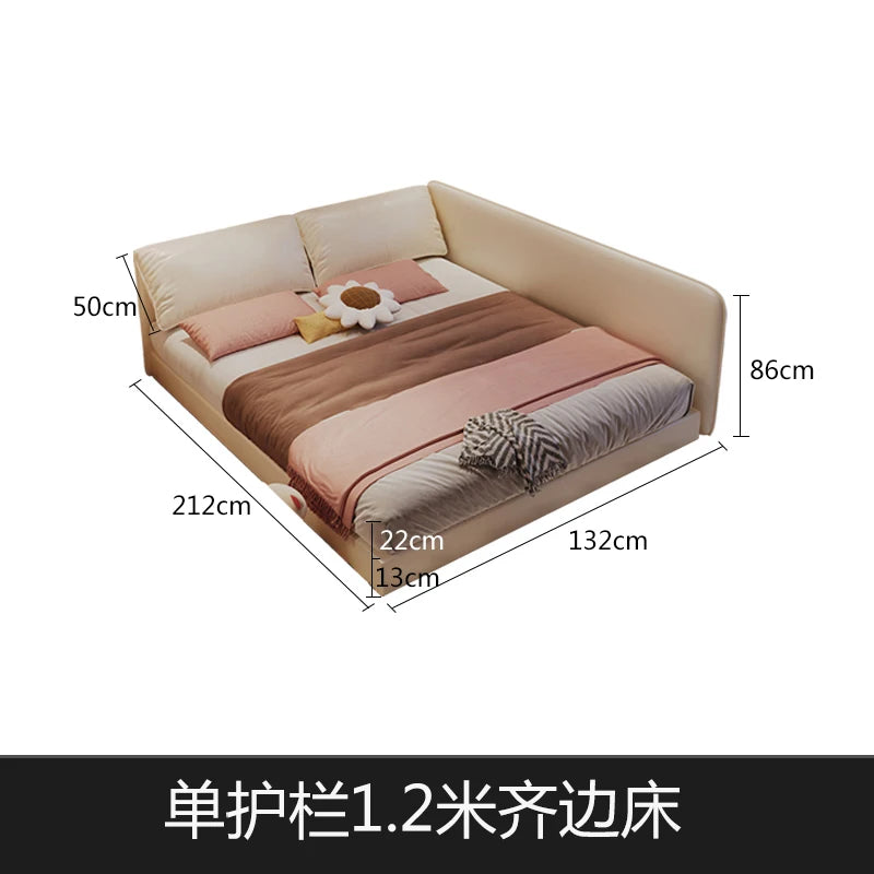 King Size Europian Bed Modern Minimalist Luxury Kids Children Bed Sleeping 180x200 Cama De Lujo Para Dormitorio Home Furniture