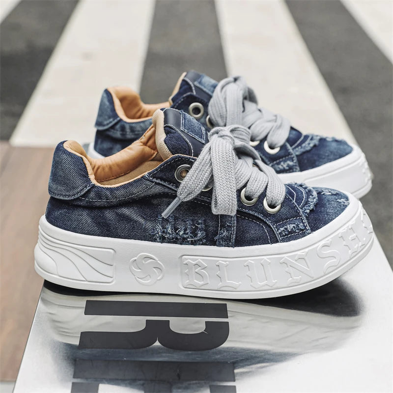 Men's Casual Shoes Spring 2025 New Fashion Man Sneakers Anti Slip Wear-resistant Footwear Men Outdoor Lace Up Breathable Outsole