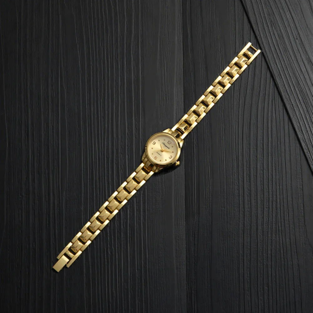 New Fashion Women Watches Set Luxury Gold Women's Quartz Bracelet Wristwatch Elegant Ladies Watch Female Clock Gift Reloj Mujer