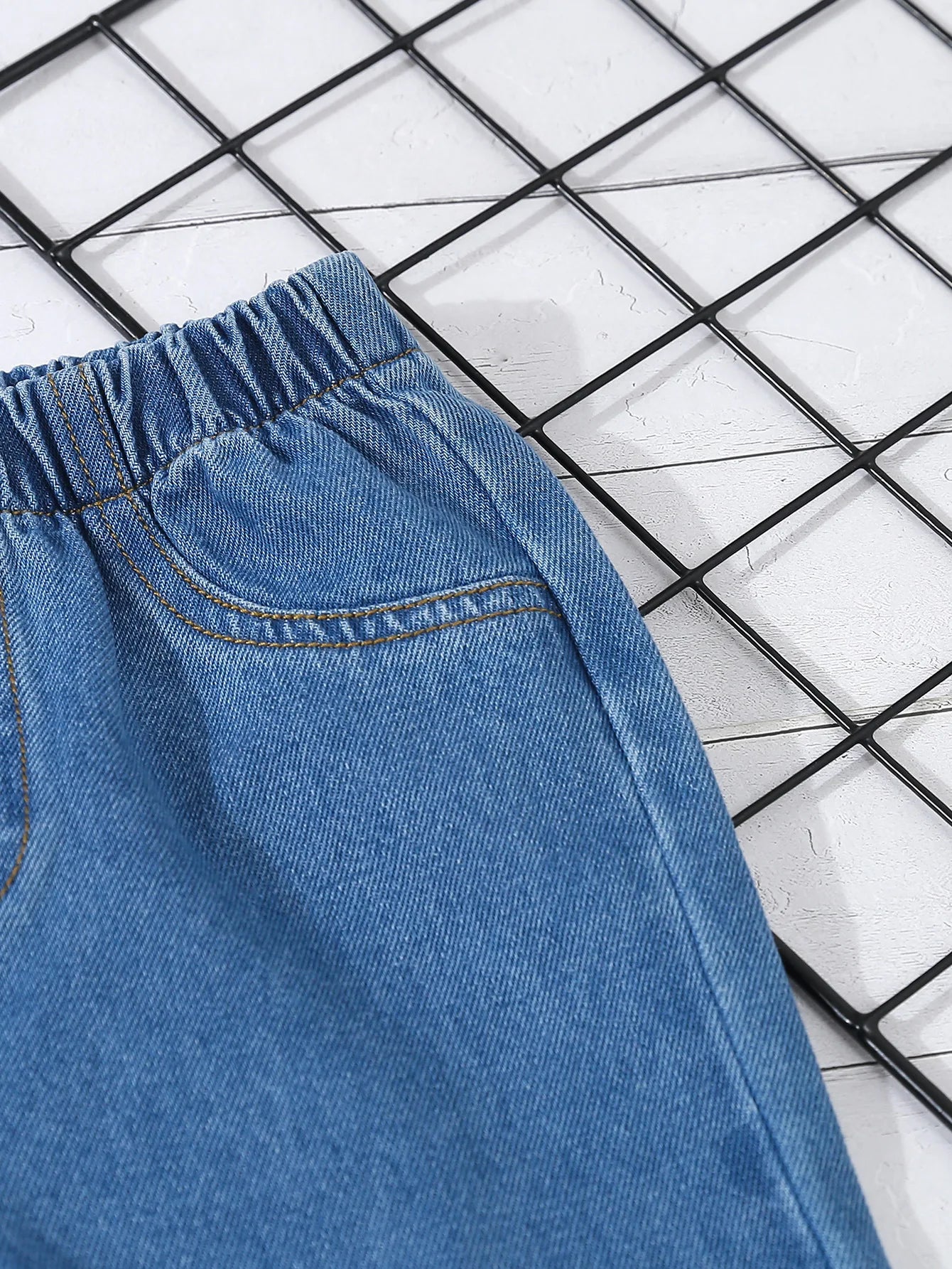 Boys' Small-Leg Pants, Spring & Fall Style, Pure Color Baby Boy Jeans, New Kidsren's Jeans, Autumn Long Pants