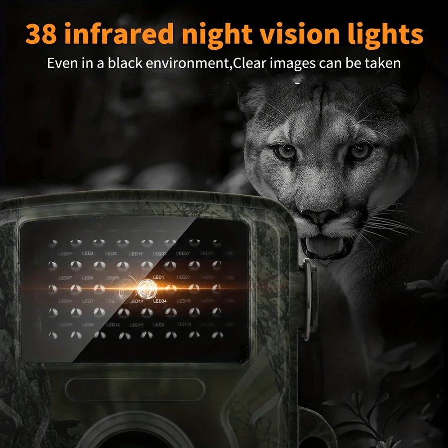 Hunting Camera Activated Tracking Photo Trap Cam Wild Infrared Night Vision Outdoor Motion Trail Game Cam for Wild Surveillance