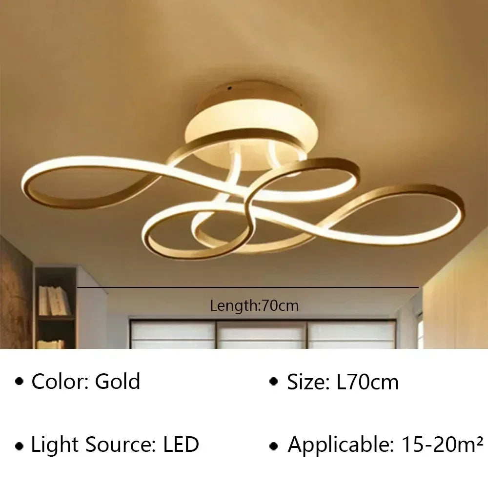 Home Decoration Indoor Lighting Modern Ceiling Lamp LED Chandelier For Living Dining Room Bedroom Aisle Balcony Fixture Luster