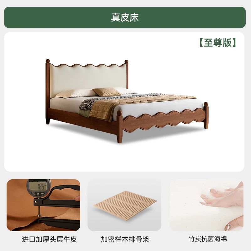 Queen Size Bed Frames Aesthetic Lounge Luxury Unique Beds Storage Nightstands Cama De Lujo Para Dormitorio Home Decoration