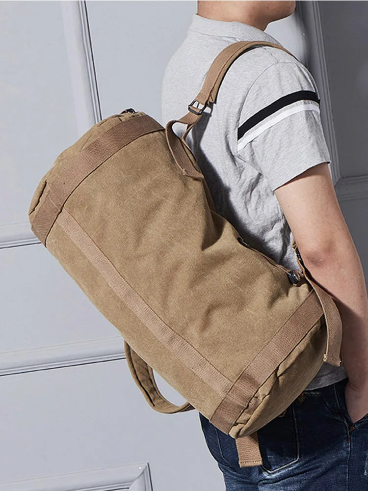 Canvas Travel Bag Men Handbags Male Designer Large Capacity Leisure Shoulder Bags Man Multifunction Mountaineering duffle bag 가방