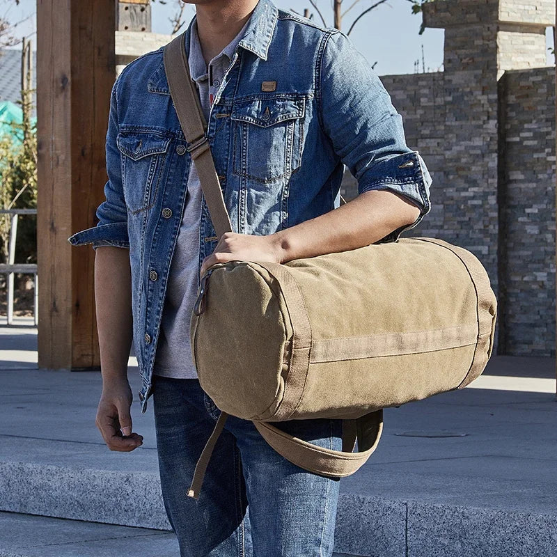 Canvas Travel Bag Men Handbags Male Designer Large Capacity Leisure Shoulder Bags Man Multifunction Mountaineering duffle bag 가방
