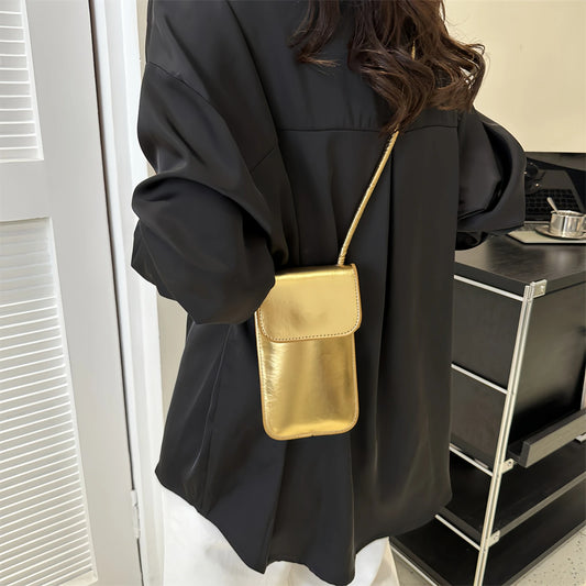 Women's Crossbody Bag - Minimalist Tote Bag with Phone Pocket, Lightweight, Detachable Shoulder Strap for Daily Commute-tan
