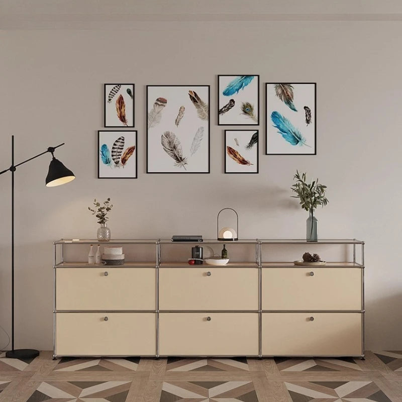 Living Room Cabinets Service Vitrina Room Furniture Reception Universal Cabinet Conference armoires de salon Nordic Modern